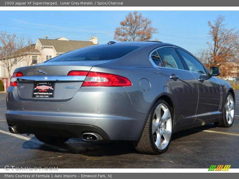 Lunar Grey Metallic / Spice/Charcoal 2009 Jaguar XF Supercharged