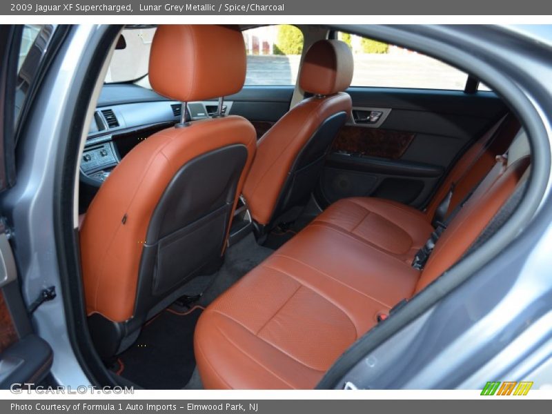 Lunar Grey Metallic / Spice/Charcoal 2009 Jaguar XF Supercharged