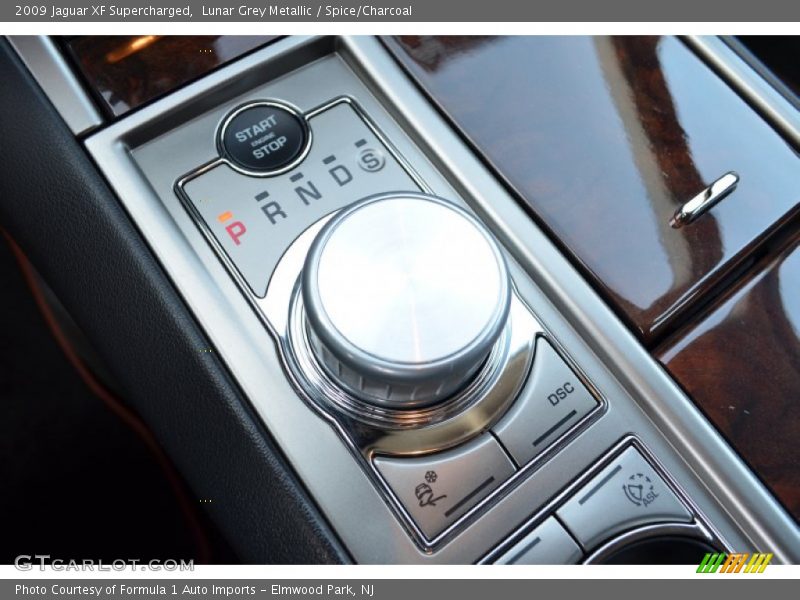Lunar Grey Metallic / Spice/Charcoal 2009 Jaguar XF Supercharged