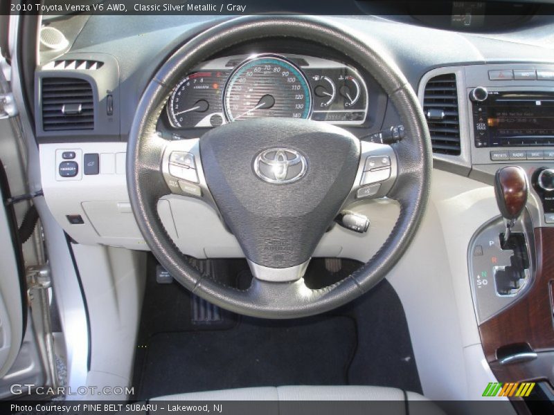 Classic Silver Metallic / Gray 2010 Toyota Venza V6 AWD