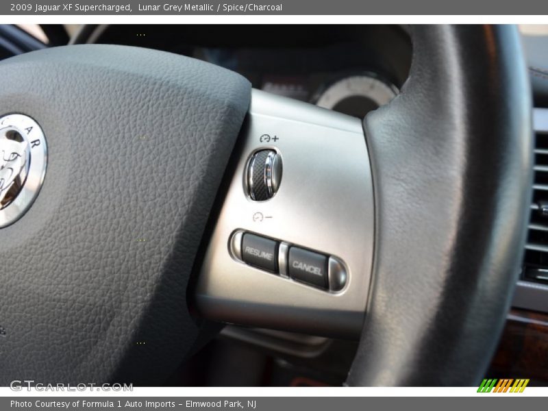 Lunar Grey Metallic / Spice/Charcoal 2009 Jaguar XF Supercharged