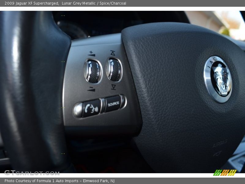 Lunar Grey Metallic / Spice/Charcoal 2009 Jaguar XF Supercharged