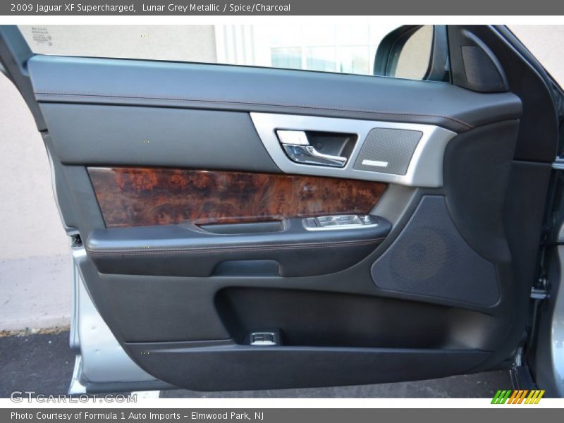 Lunar Grey Metallic / Spice/Charcoal 2009 Jaguar XF Supercharged