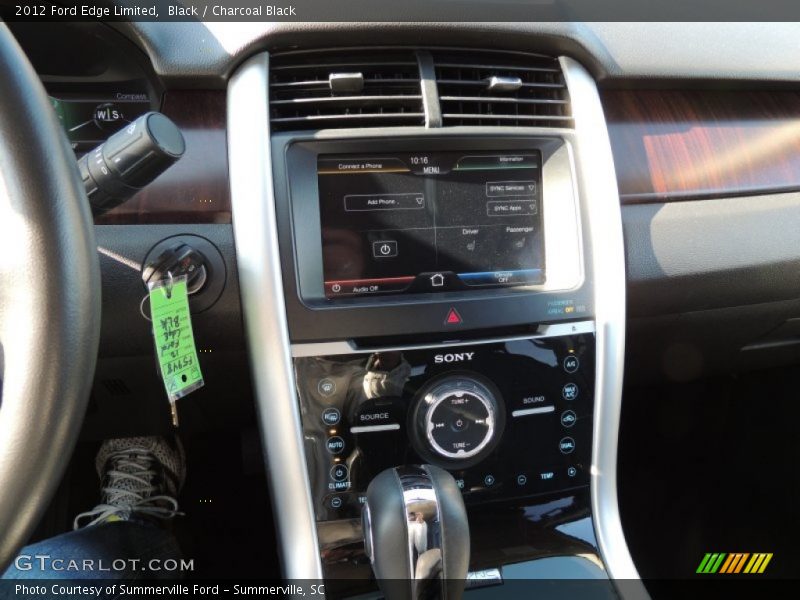 Black / Charcoal Black 2012 Ford Edge Limited