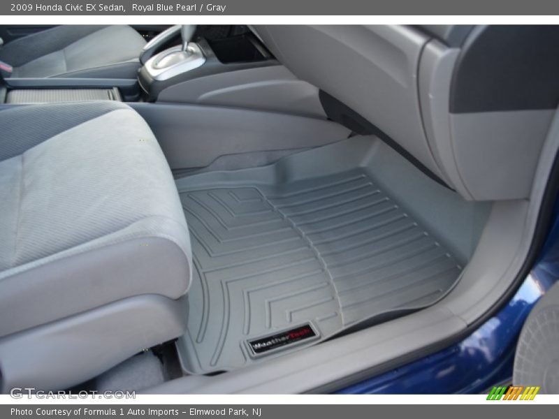 Royal Blue Pearl / Gray 2009 Honda Civic EX Sedan