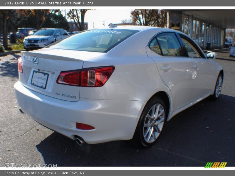 Starfire White Pearl / Ecru 2012 Lexus IS 250 AWD