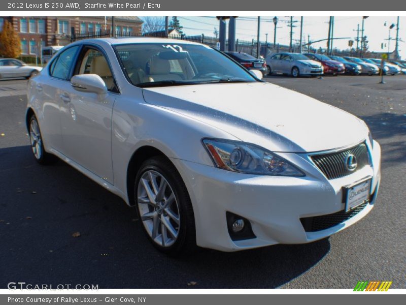 Starfire White Pearl / Ecru 2012 Lexus IS 250 AWD