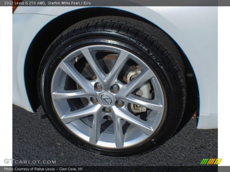 Starfire White Pearl / Ecru 2012 Lexus IS 250 AWD