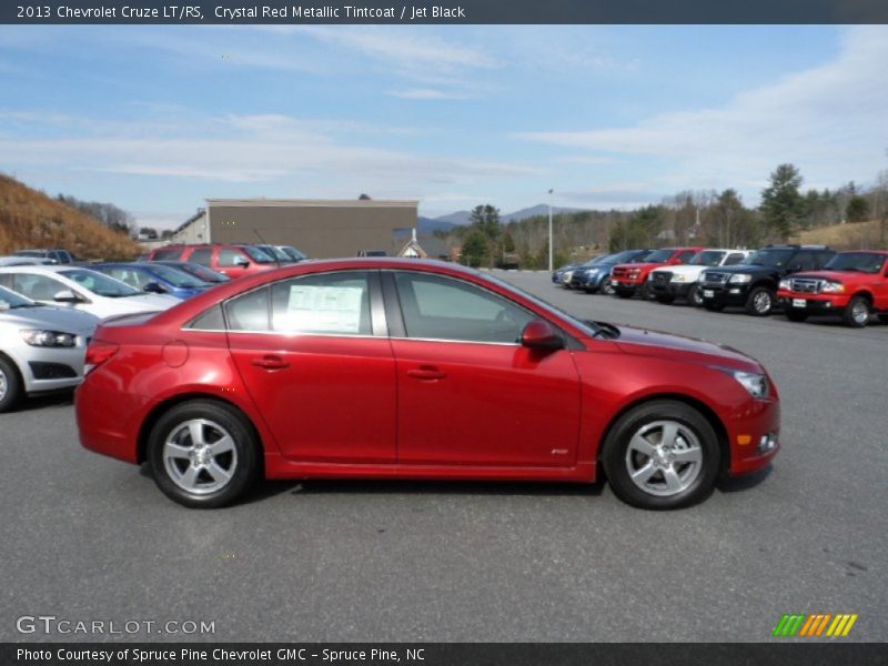 Crystal Red Metallic Tintcoat / Jet Black 2013 Chevrolet Cruze LT/RS