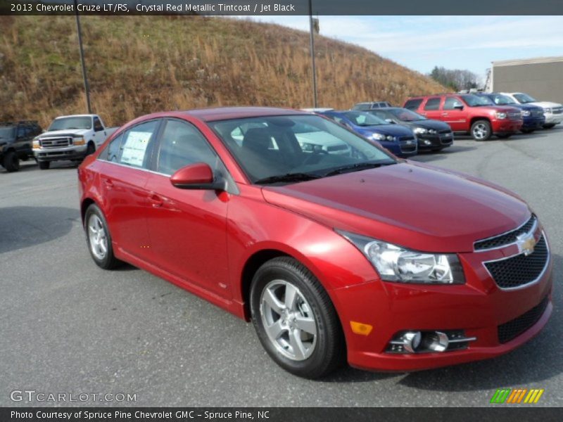Crystal Red Metallic Tintcoat / Jet Black 2013 Chevrolet Cruze LT/RS