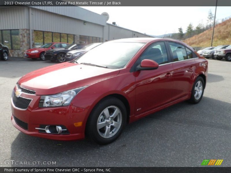 Crystal Red Metallic Tintcoat / Jet Black 2013 Chevrolet Cruze LT/RS