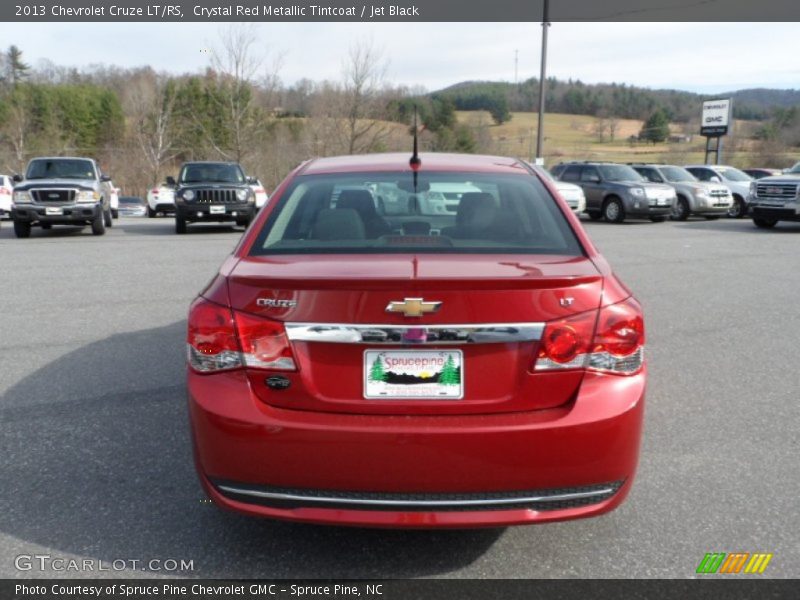 Crystal Red Metallic Tintcoat / Jet Black 2013 Chevrolet Cruze LT/RS