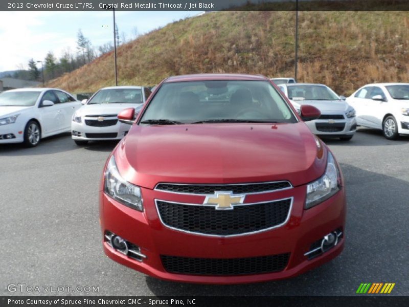 Crystal Red Metallic Tintcoat / Jet Black 2013 Chevrolet Cruze LT/RS