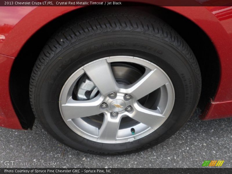 Crystal Red Metallic Tintcoat / Jet Black 2013 Chevrolet Cruze LT/RS
