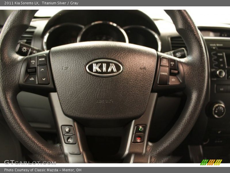 Titanium Silver / Gray 2011 Kia Sorento LX