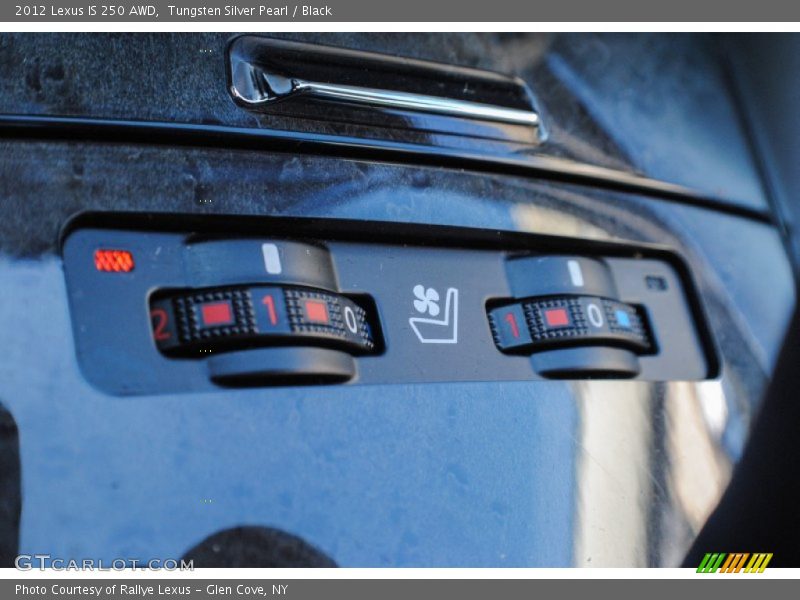 Tungsten Silver Pearl / Black 2012 Lexus IS 250 AWD