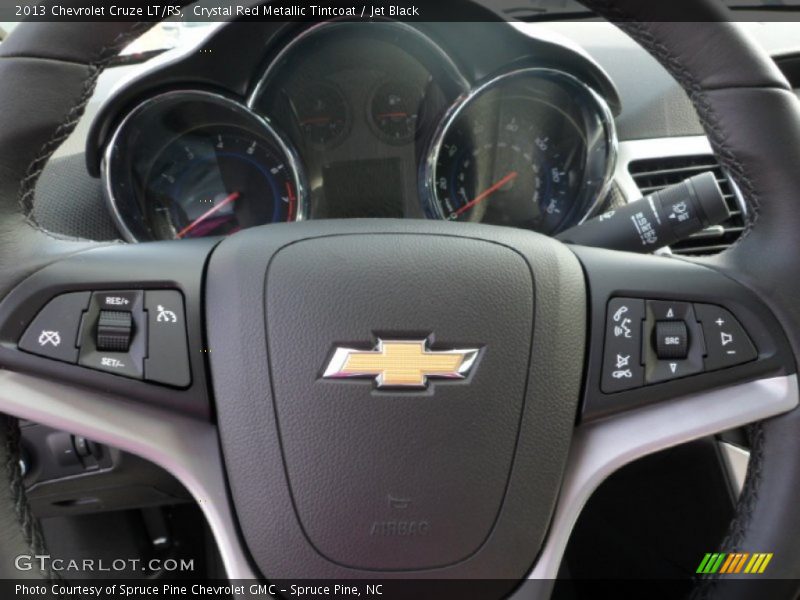 Crystal Red Metallic Tintcoat / Jet Black 2013 Chevrolet Cruze LT/RS