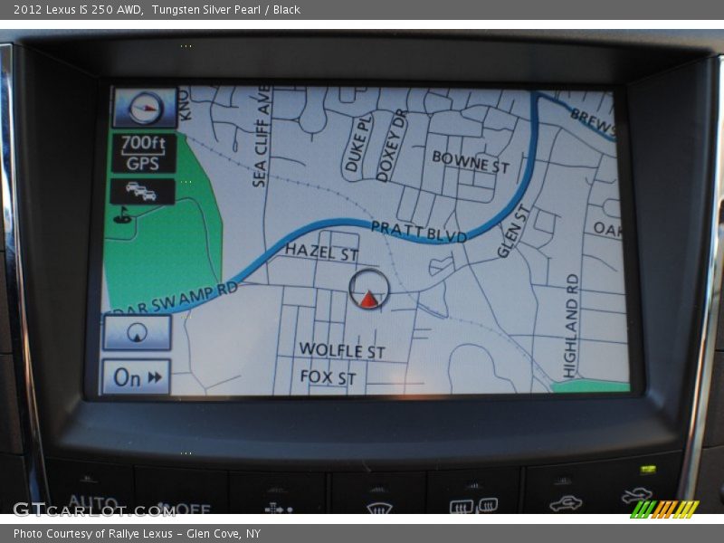 Tungsten Silver Pearl / Black 2012 Lexus IS 250 AWD