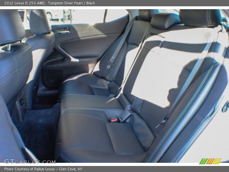 Tungsten Silver Pearl / Black 2012 Lexus IS 250 AWD