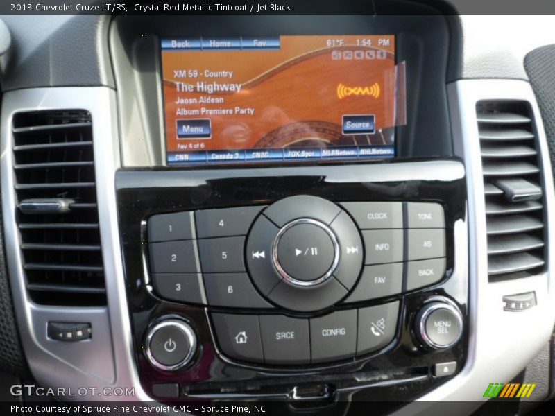 Crystal Red Metallic Tintcoat / Jet Black 2013 Chevrolet Cruze LT/RS