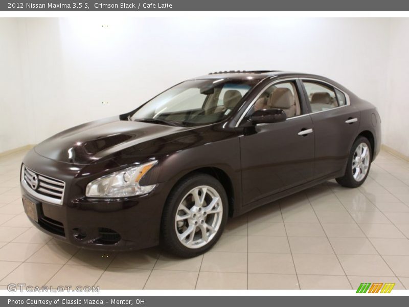 Crimson Black / Cafe Latte 2012 Nissan Maxima 3.5 S