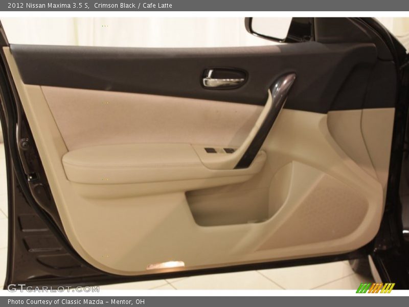 Crimson Black / Cafe Latte 2012 Nissan Maxima 3.5 S