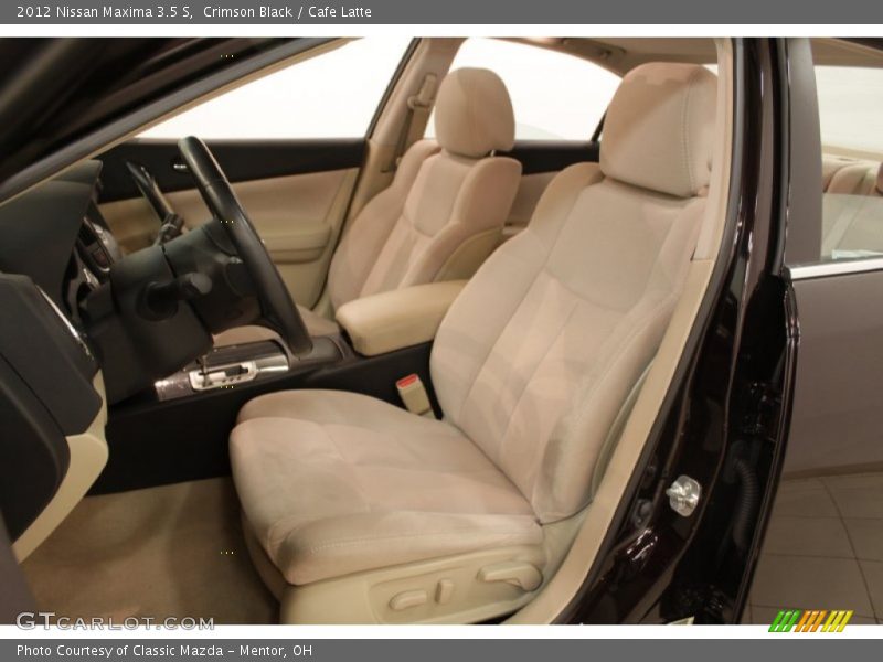Crimson Black / Cafe Latte 2012 Nissan Maxima 3.5 S