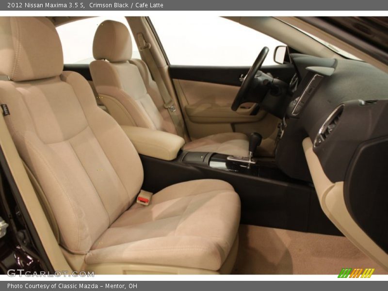 Crimson Black / Cafe Latte 2012 Nissan Maxima 3.5 S