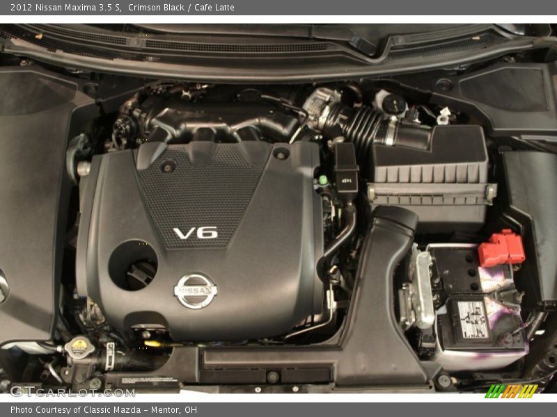 Crimson Black / Cafe Latte 2012 Nissan Maxima 3.5 S