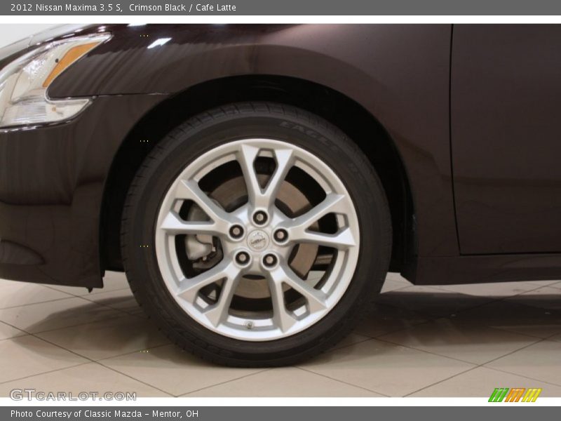 Crimson Black / Cafe Latte 2012 Nissan Maxima 3.5 S