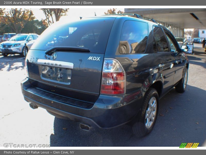 Sage Brush Green Pearl / Ebony 2006 Acura MDX Touring