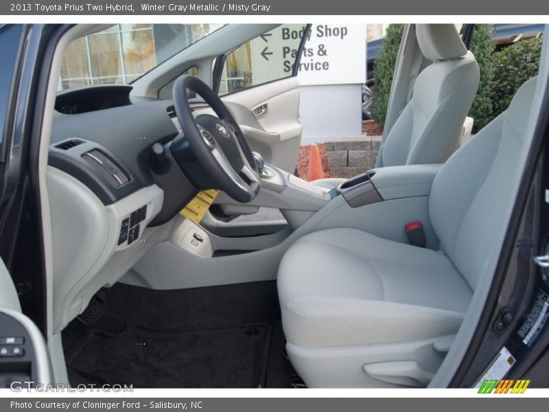  2013 Prius Two Hybrid Misty Gray Interior