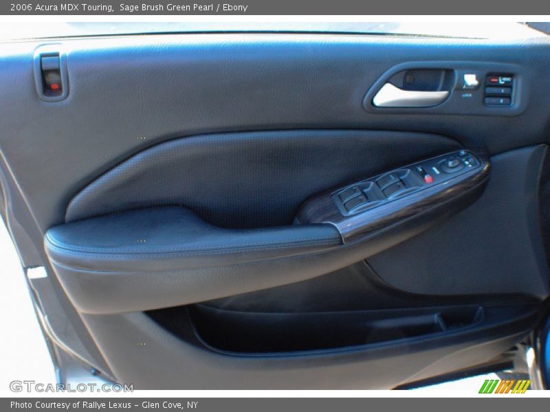 Sage Brush Green Pearl / Ebony 2006 Acura MDX Touring