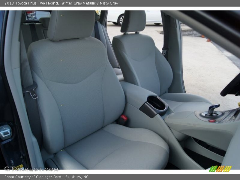 Front Seat of 2013 Prius Two Hybrid