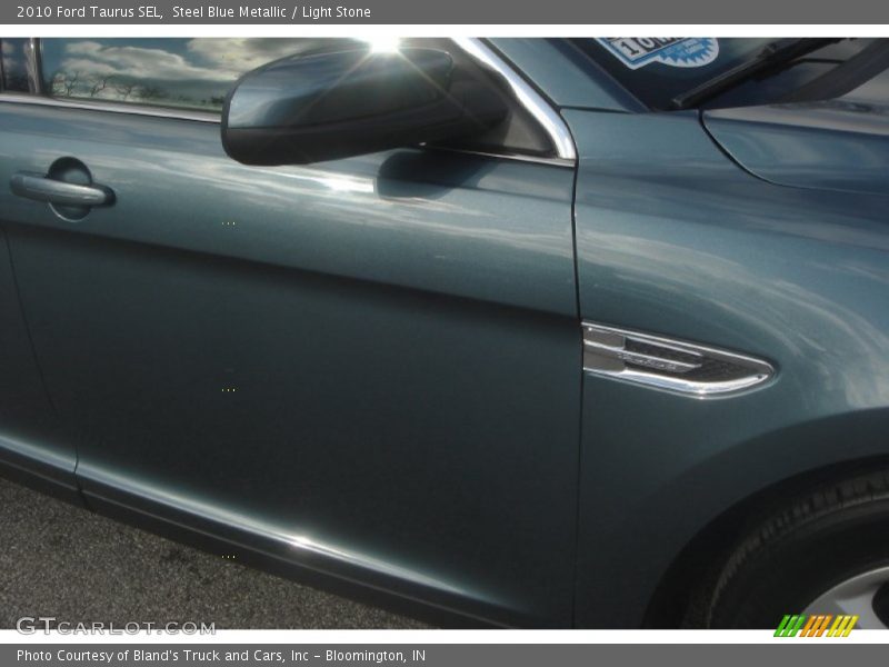 Steel Blue Metallic / Light Stone 2010 Ford Taurus SEL