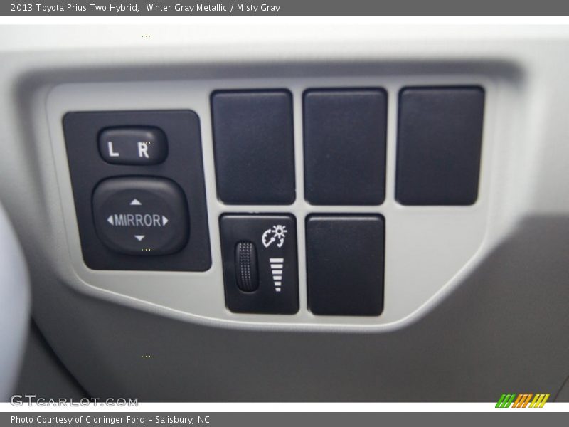Controls of 2013 Prius Two Hybrid