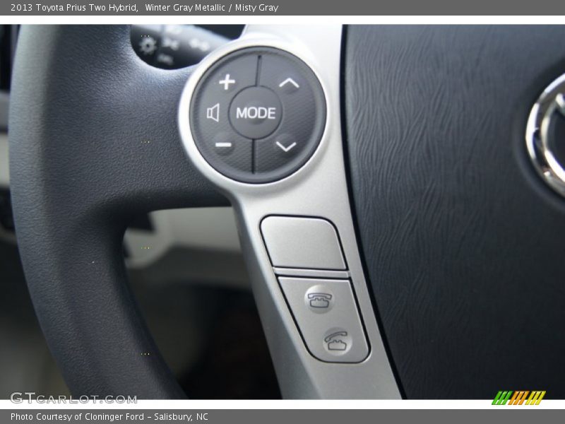 Controls of 2013 Prius Two Hybrid