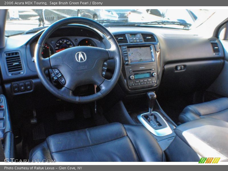 Sage Brush Green Pearl / Ebony 2006 Acura MDX Touring