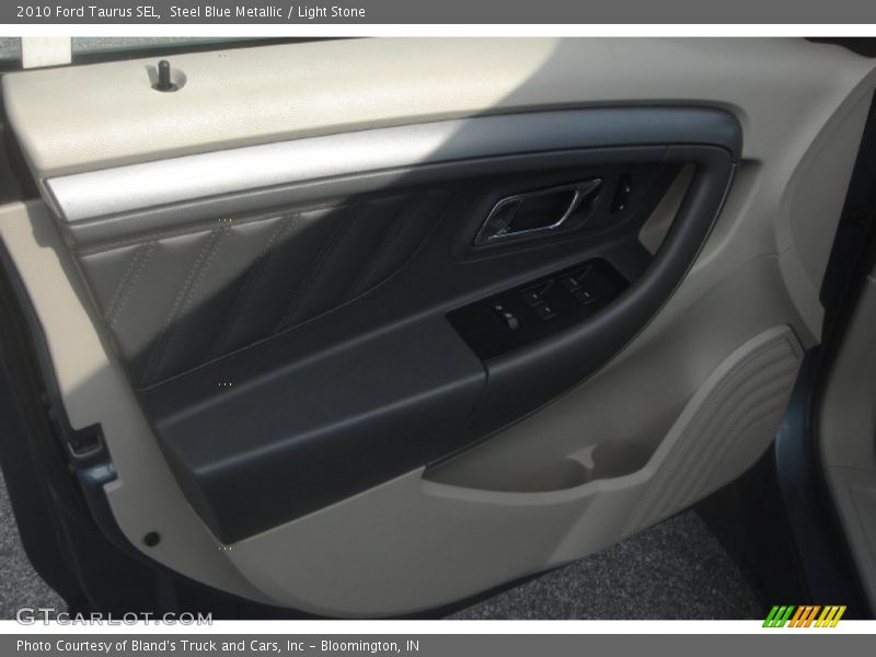 Steel Blue Metallic / Light Stone 2010 Ford Taurus SEL