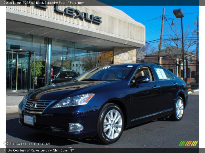 Black Sapphire Pearl / Parchment 2010 Lexus ES 350