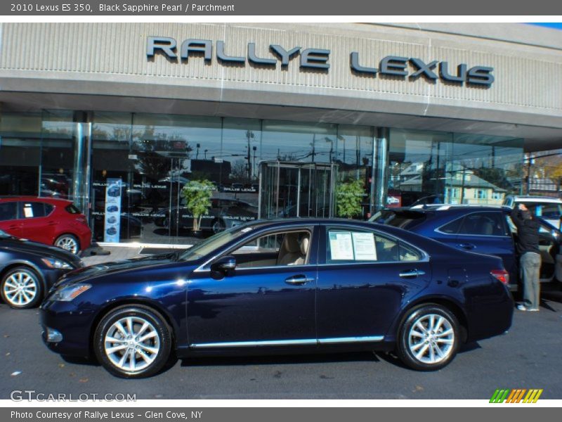Black Sapphire Pearl / Parchment 2010 Lexus ES 350