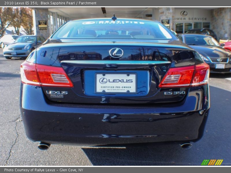 Black Sapphire Pearl / Parchment 2010 Lexus ES 350