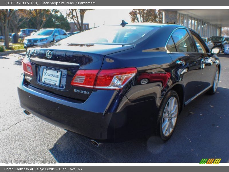 Black Sapphire Pearl / Parchment 2010 Lexus ES 350