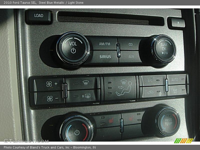 Steel Blue Metallic / Light Stone 2010 Ford Taurus SEL
