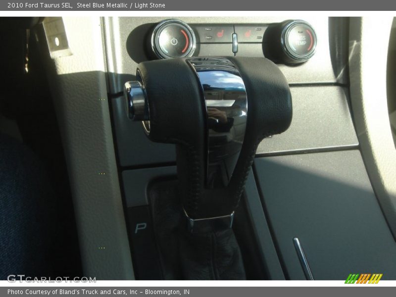 Steel Blue Metallic / Light Stone 2010 Ford Taurus SEL