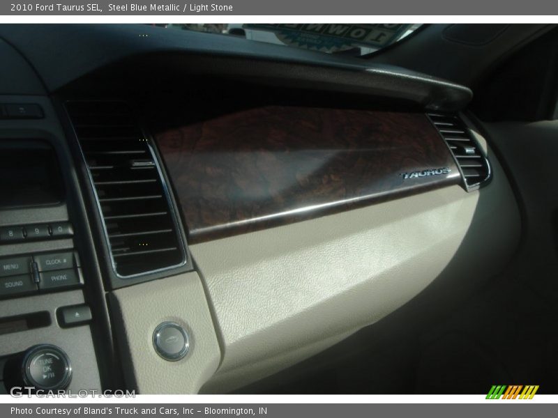 Steel Blue Metallic / Light Stone 2010 Ford Taurus SEL