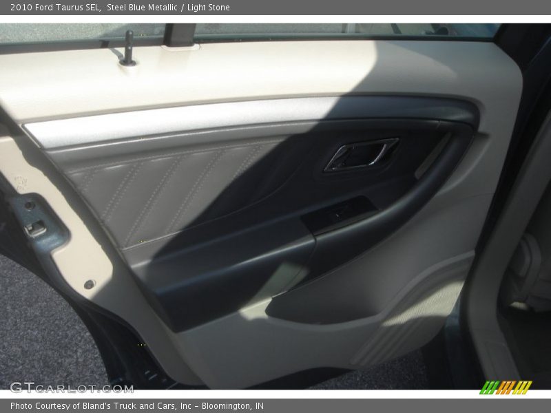 Steel Blue Metallic / Light Stone 2010 Ford Taurus SEL