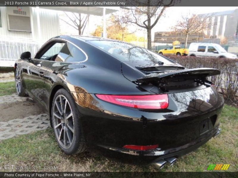 Black / Agate Grey/Pebble Grey 2013 Porsche 911 Carrera S Coupe