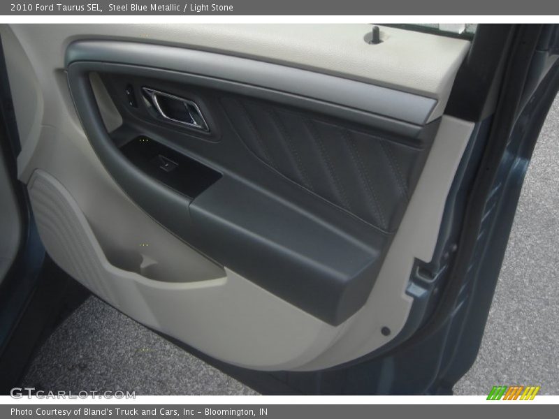 Steel Blue Metallic / Light Stone 2010 Ford Taurus SEL