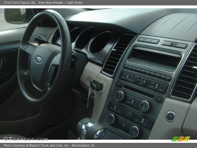 Steel Blue Metallic / Light Stone 2010 Ford Taurus SEL